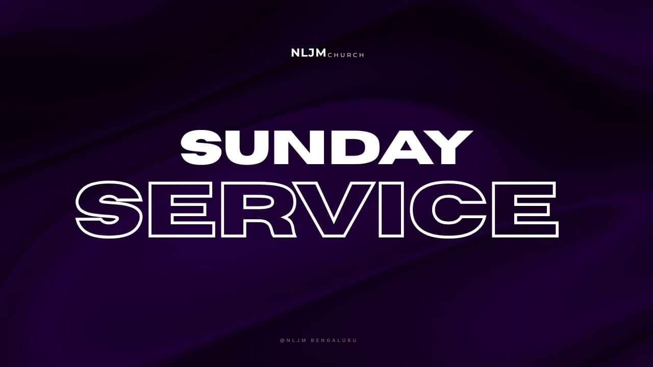 SUNDAY SERVICE | Rev. Cruz Divakaran | 28 June 2026 | NLJM Bengaluru